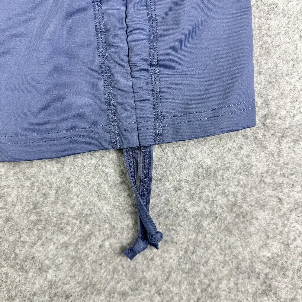 LIJA Golf Skirt Womens Medium Blue Lined Cinch Athletic Athleisure Stretch Mini